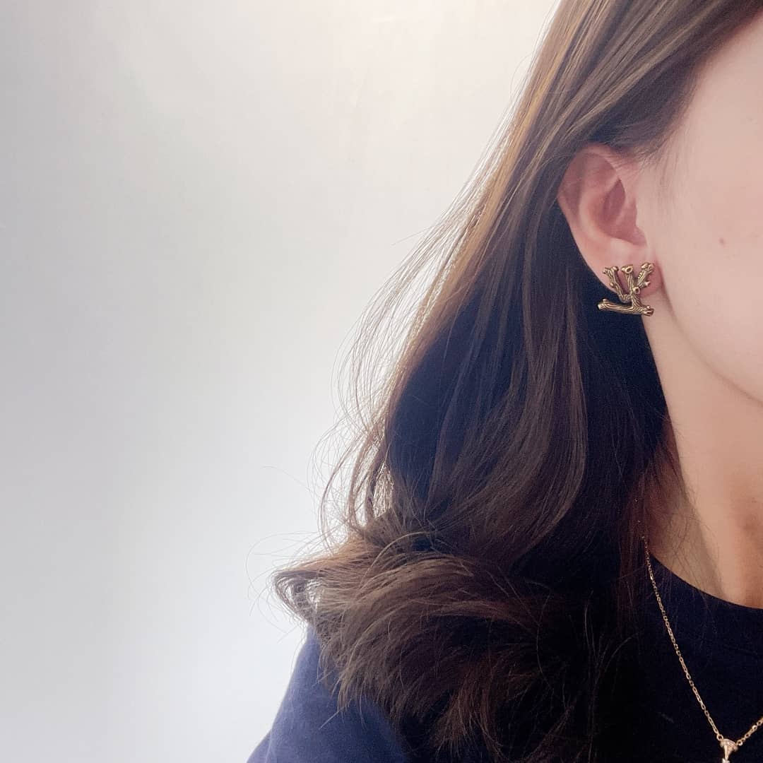 LV Hoop Earrings Dupe Logo