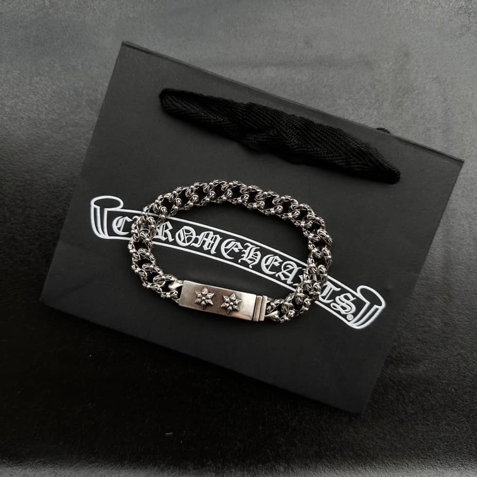 Wholesale Ch*0me He**ts Logo Bracelet