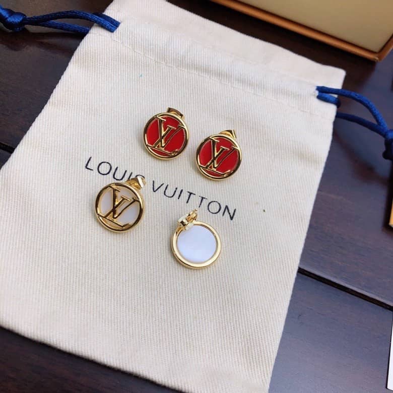 Knockoff L0vis Vvtt0n Logo Earring