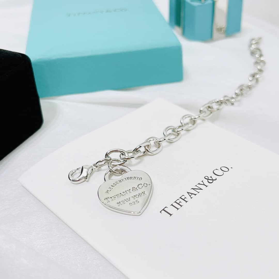 Fake T*f*ny Logo Bracelet