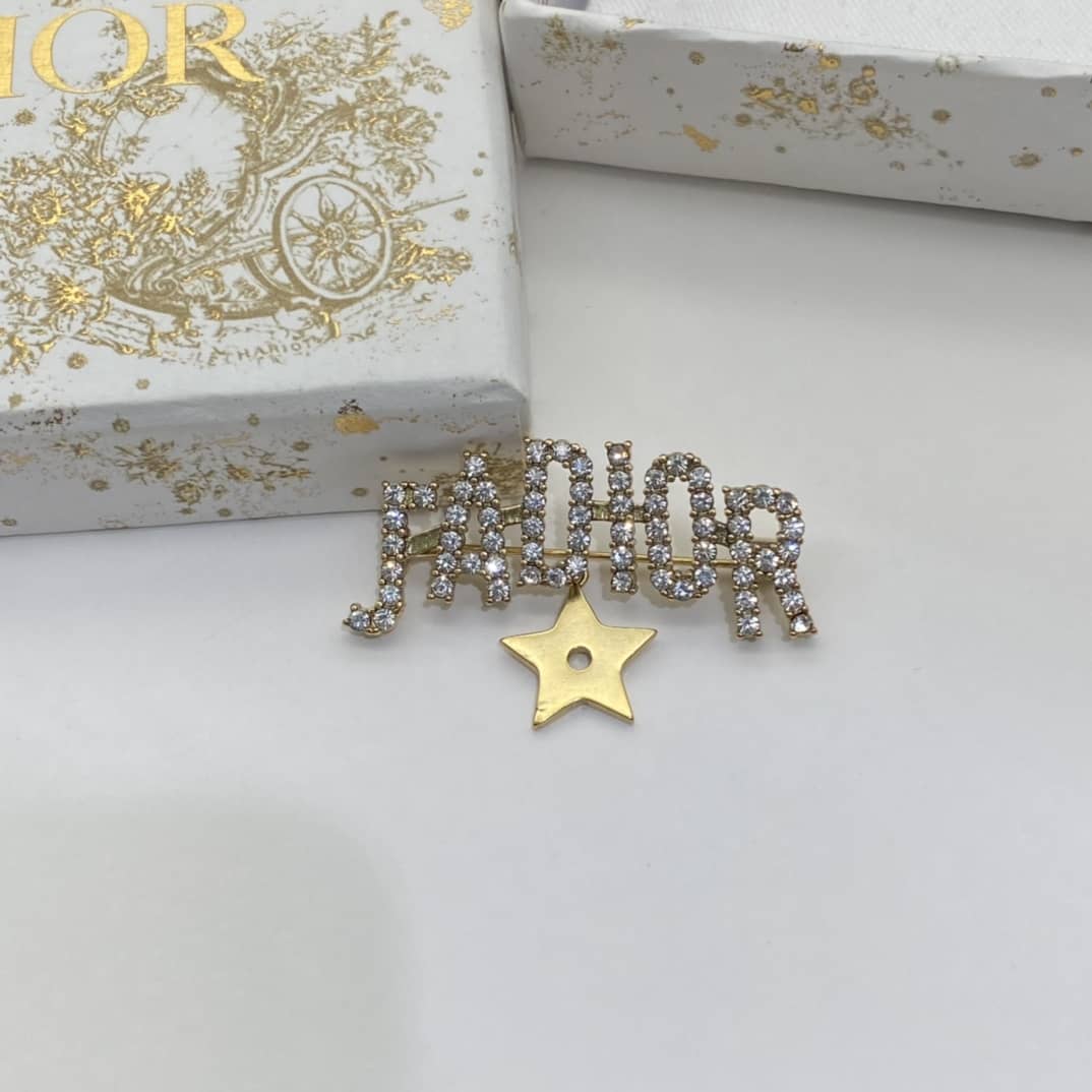 Wholesale Chr1st1an D10r Logo Brooch