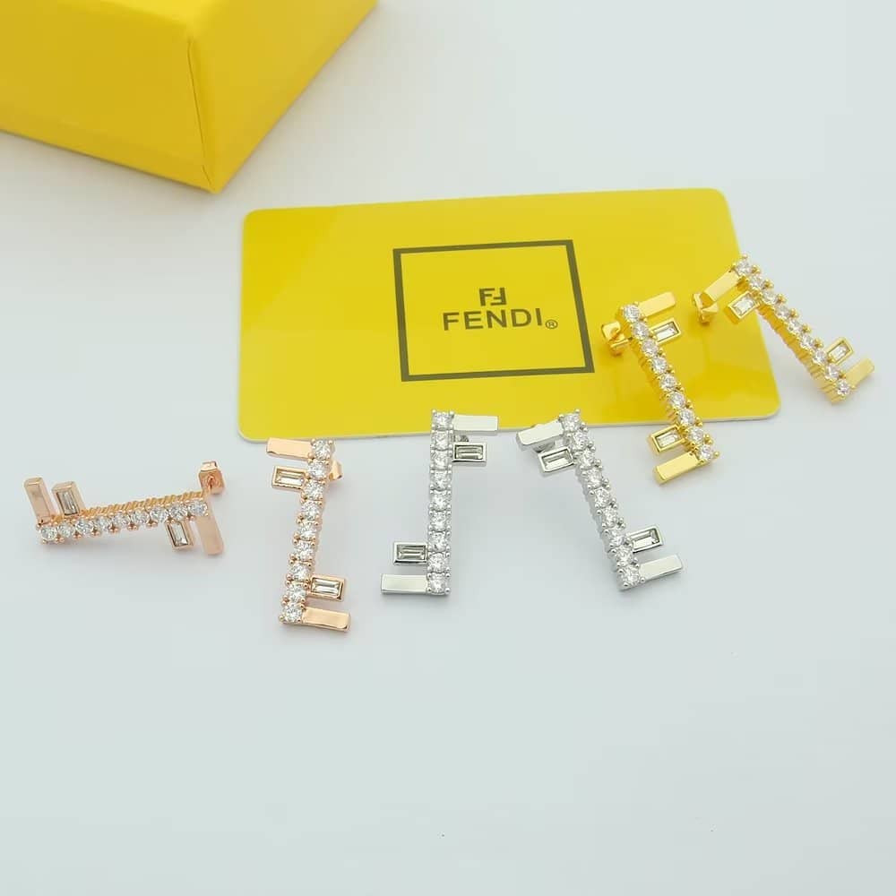 Fake F**di Logo Earring