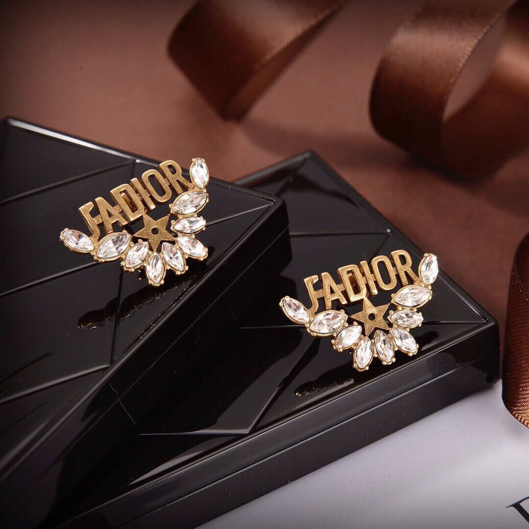 Wholesale Chr1st1an D10r Logo Earring