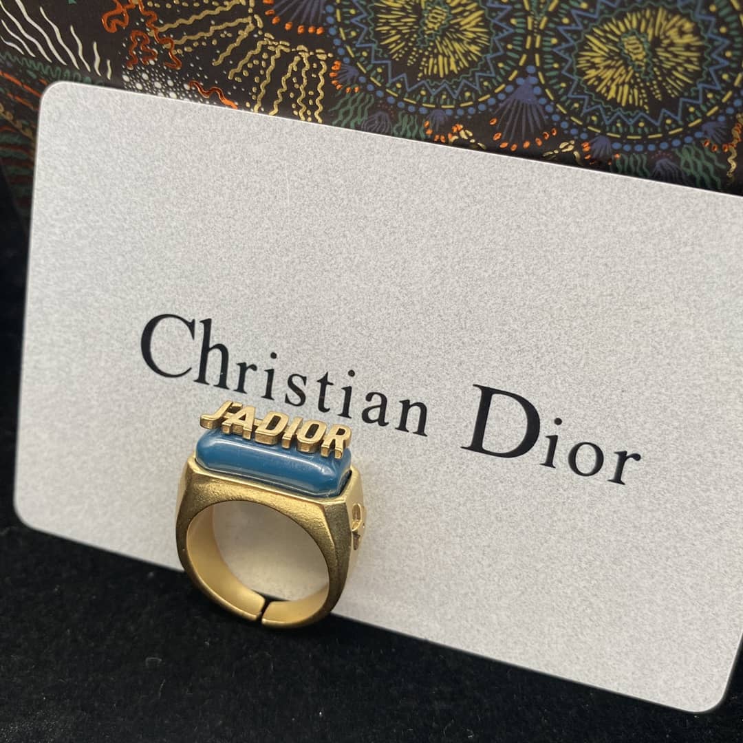 Fake Chr1st1an D10r Logo Ring