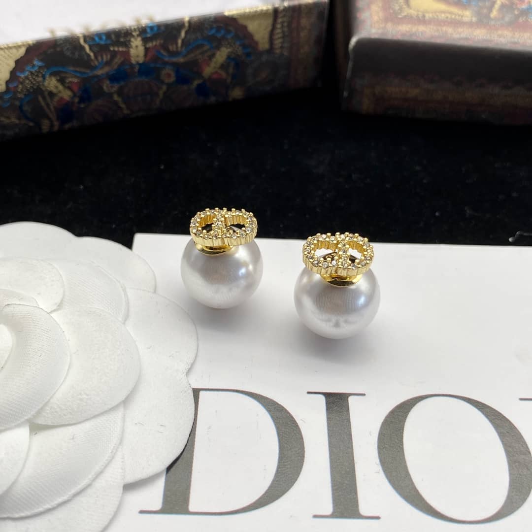 Knockoff Chr1st1an D10r Logo Earring