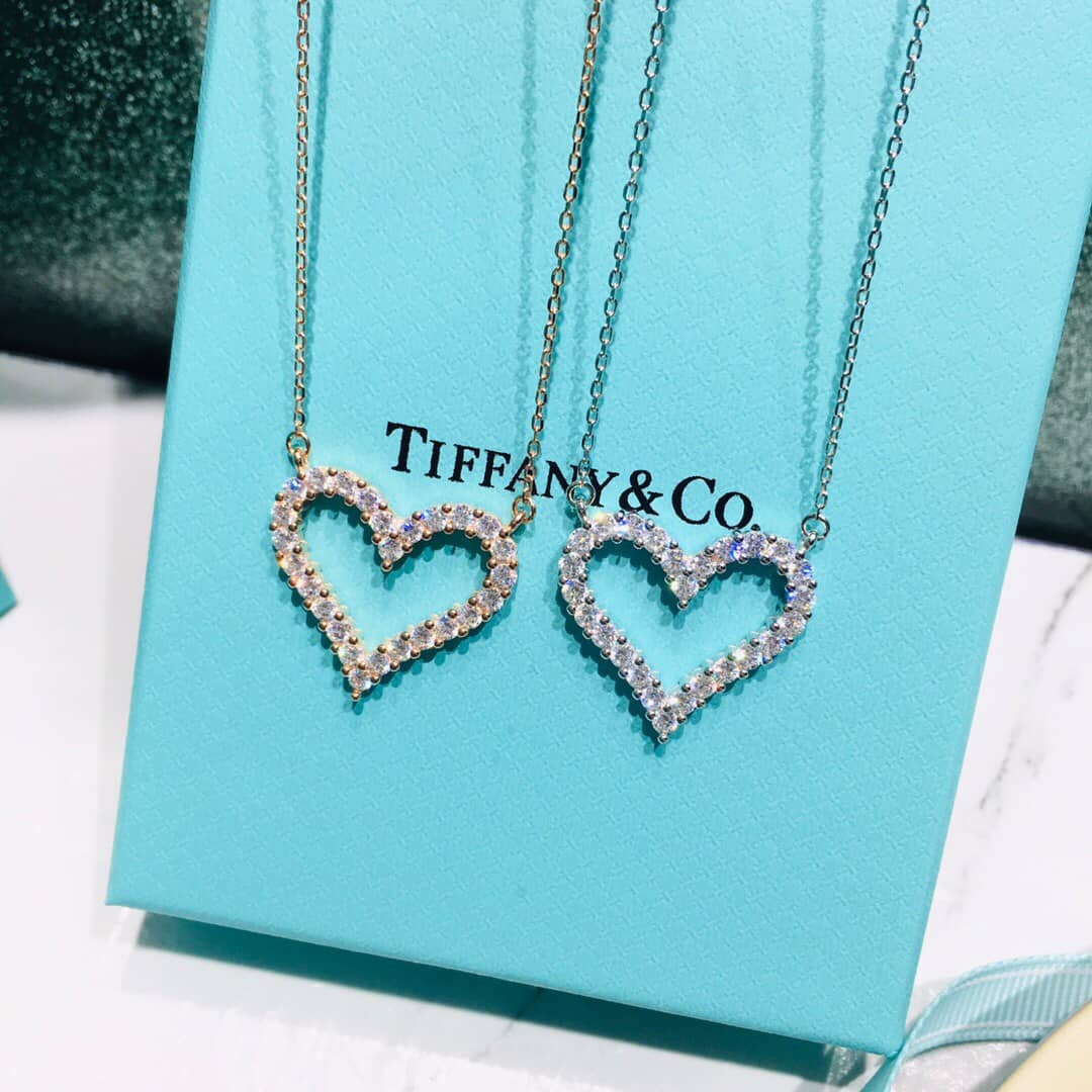 Fake T*f*ny Logo Necklace