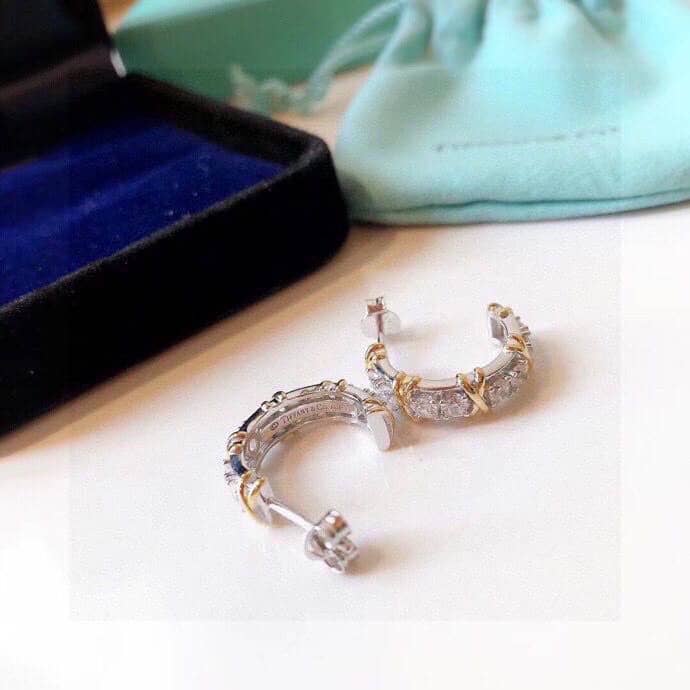 Wholesale T*f*ny Logo Earring