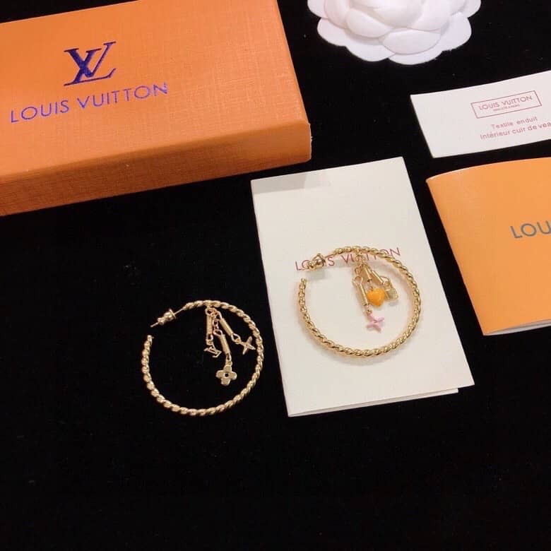 Fake L0vis Vvtt0n Logo Earring