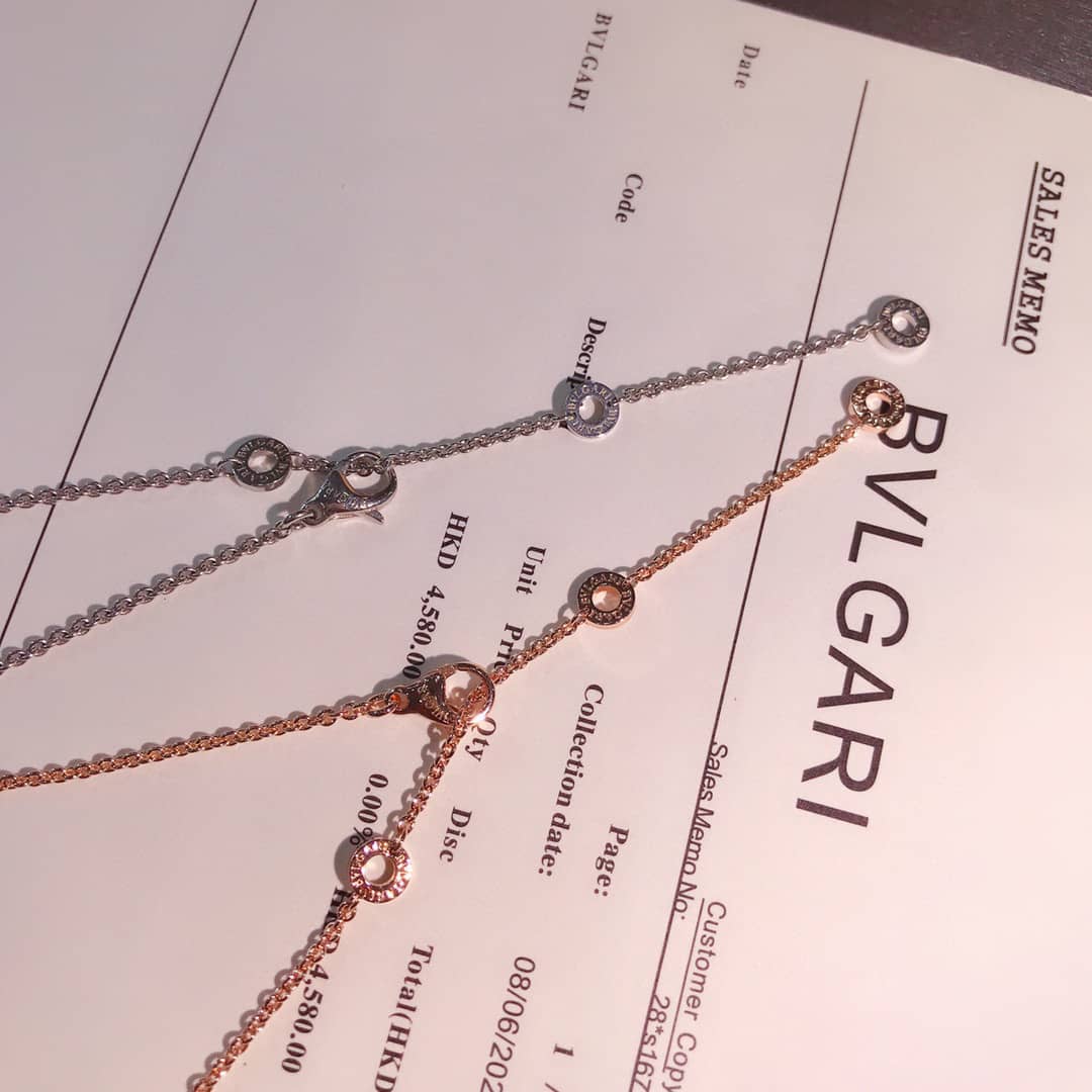 Fake Bv1g*ai Logo Necklace