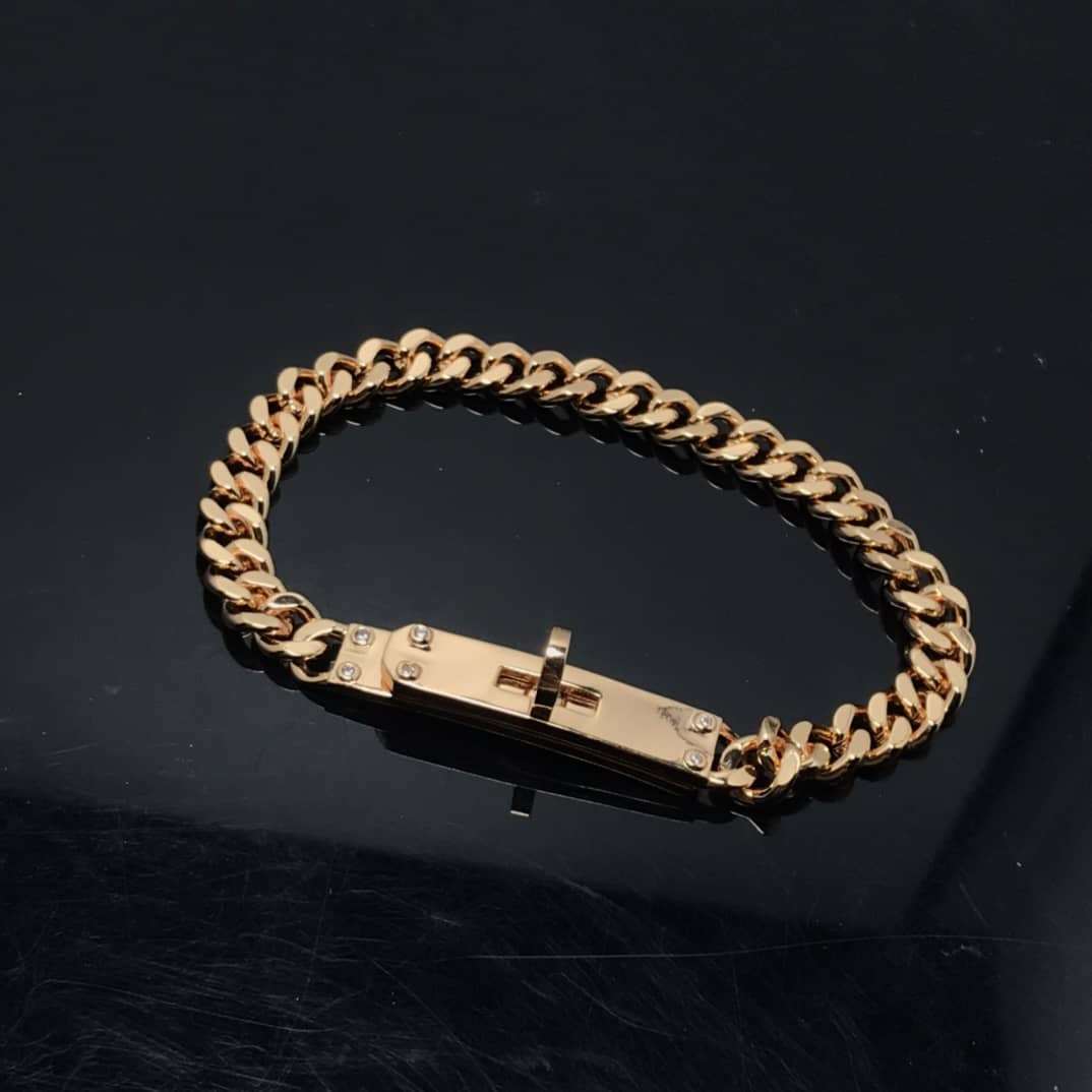 Fake H**me5 Logo Bracelet