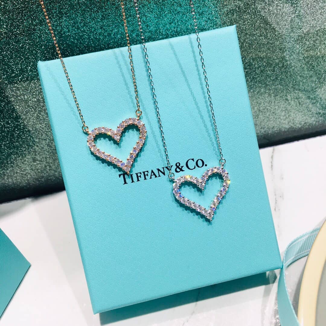 Fake T*f*ny Logo Necklace