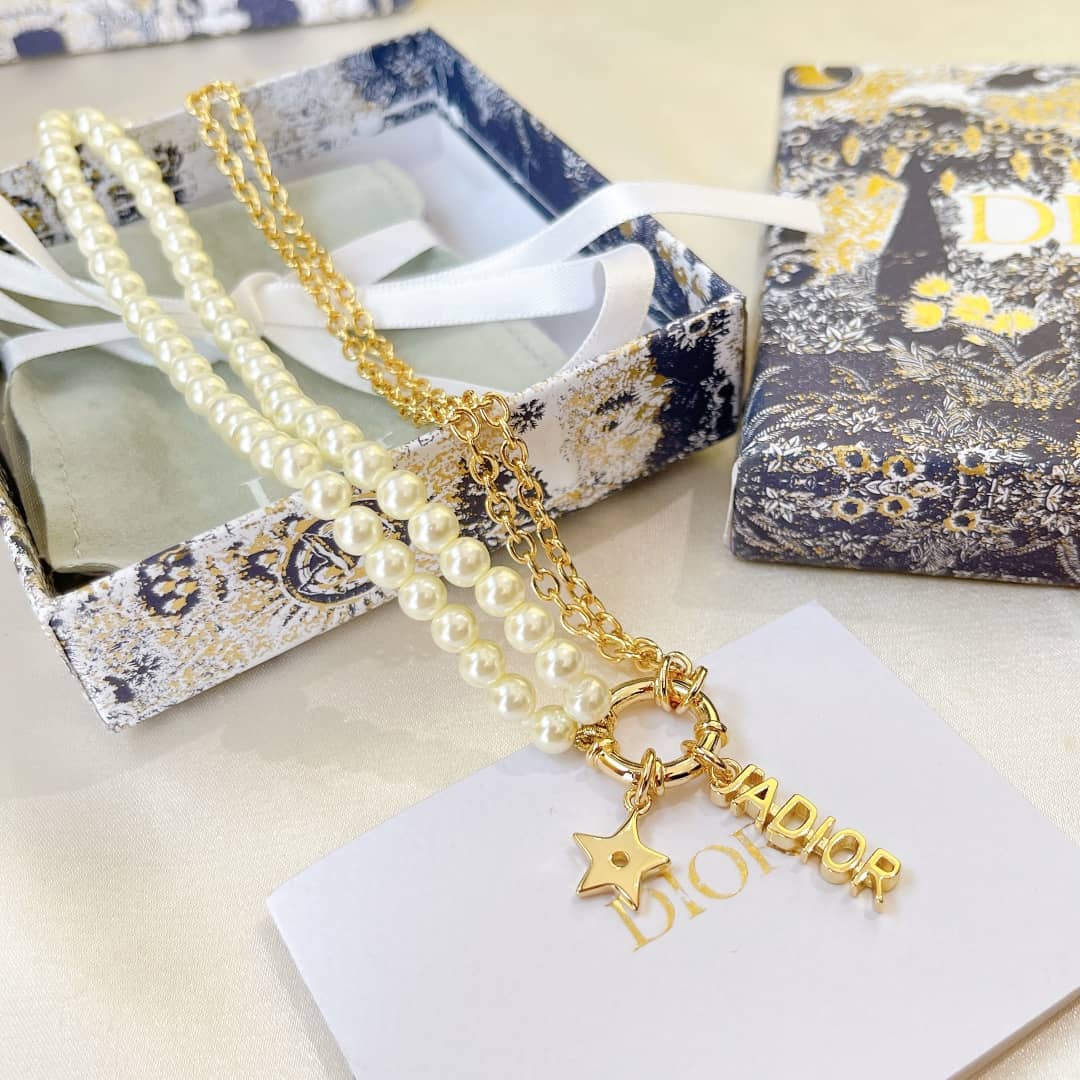 Chr1st1an D10r Necklace For Sale