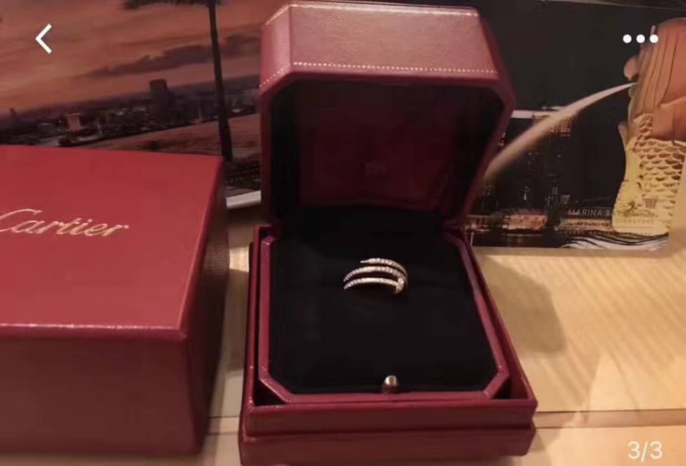 Knockoff Ca*t1er Dupe Ring