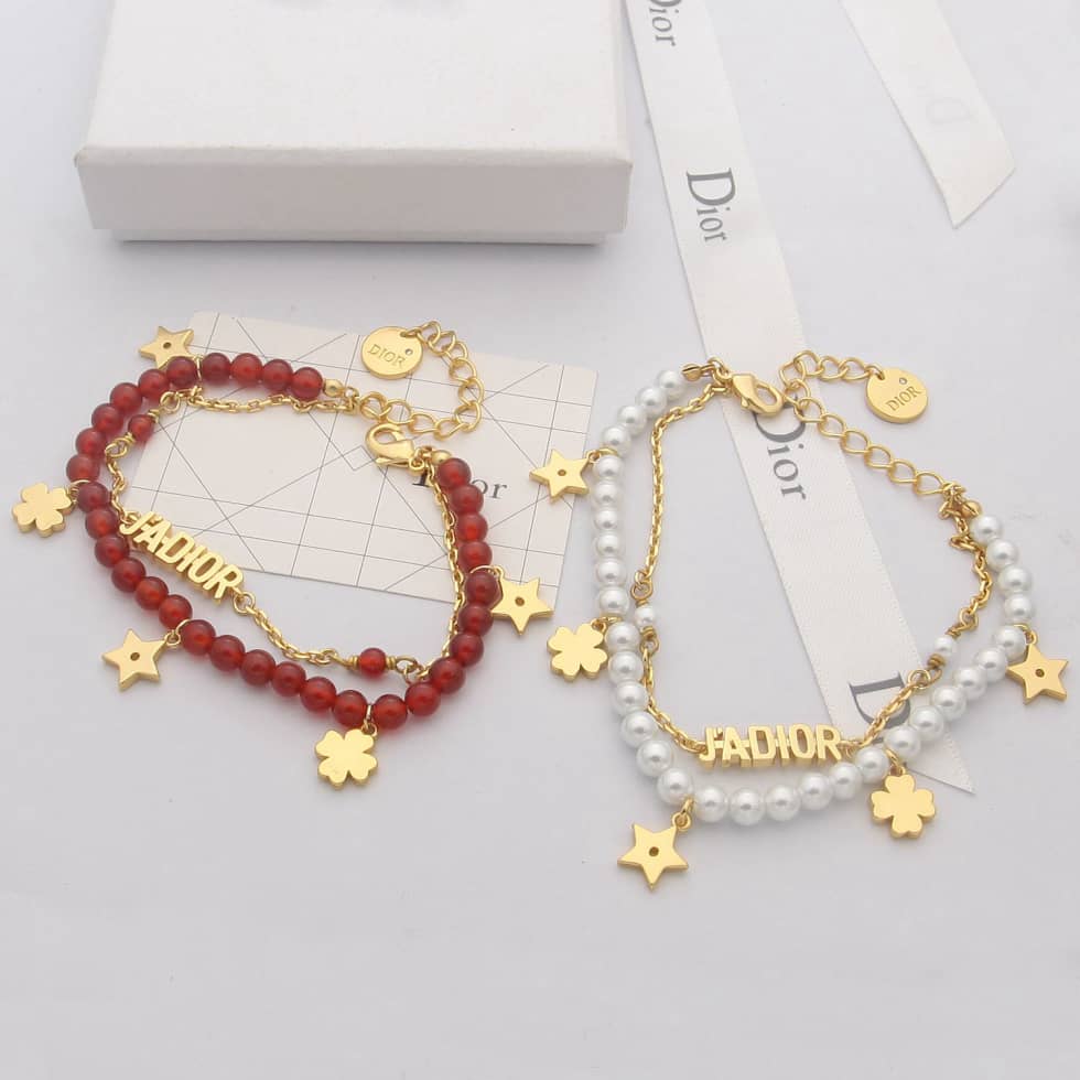 Wholesale Chr1st1an D10r Logo Bracelet