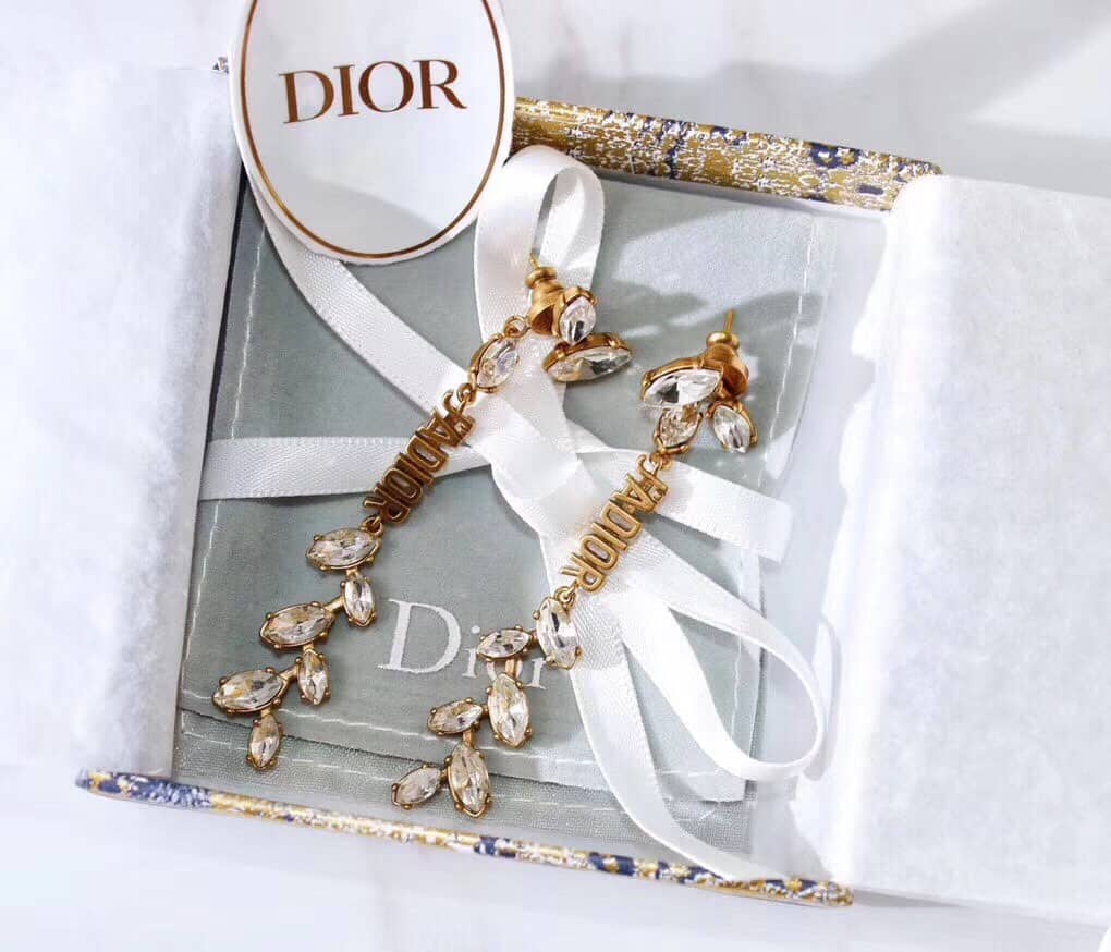 Wholesale Chr1st1an D10r Logo Earring