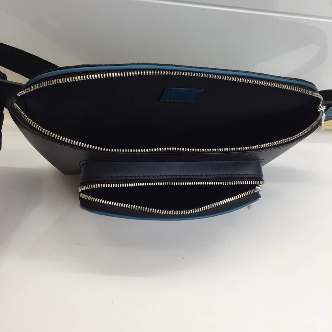 L0vis Vvtt0n Damier Graphite Canvas Replica  Bumbag Black Blue M51464