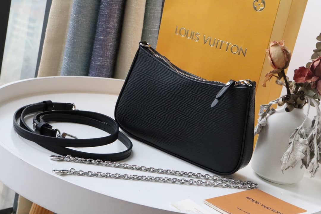 L0vis Vvtt0n Easy Pouch 2way Epi Replica Crossboy Bag Black M80483