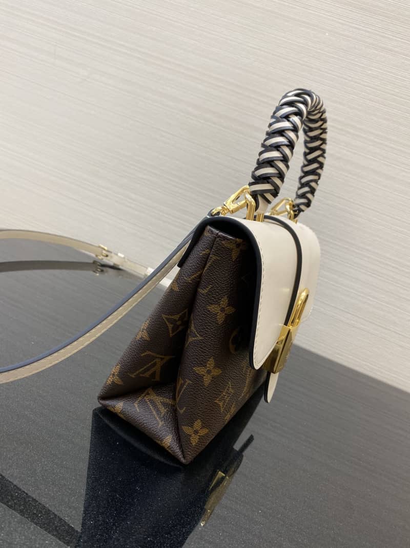 L0vis Vvtt0n Monogram Canvas Locky BB Bag Replica White M44321