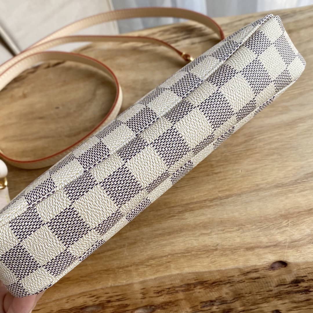 L0vis Vvtt0n Pochette Dupe Damier Azur  Accessories M51980 Gray