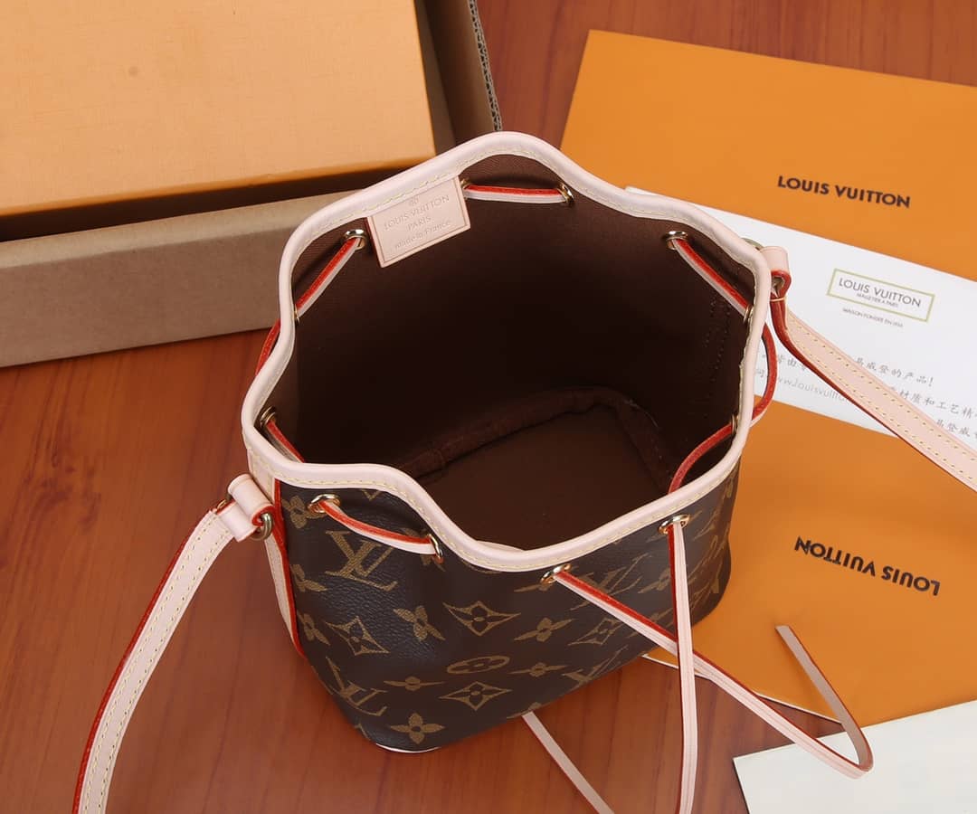 L0vis Vvtt0n Monogram Nano Noe Drawstring Replica Shoulder Bag M41346