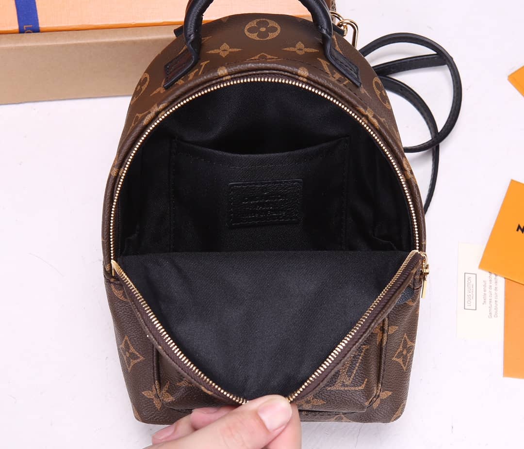 L0vis Vvtt0n Palm Springs Mini Replica Backpack Brown M44873