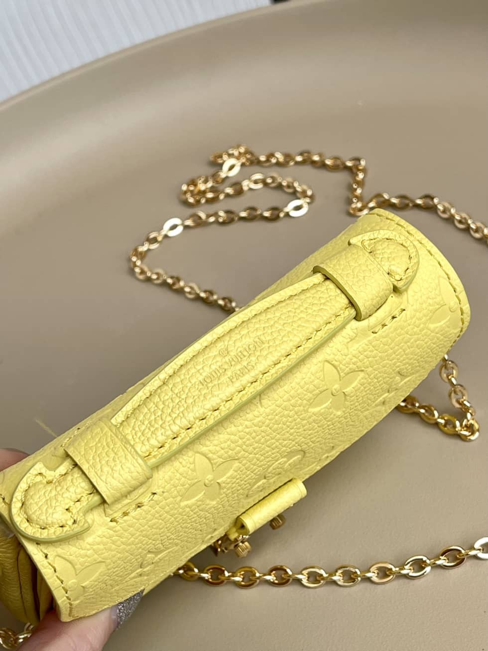 L0vis Vvtt0n Micro Mtis Monogram Empreinte Yellow M81407 Replica Crossbody Bag
