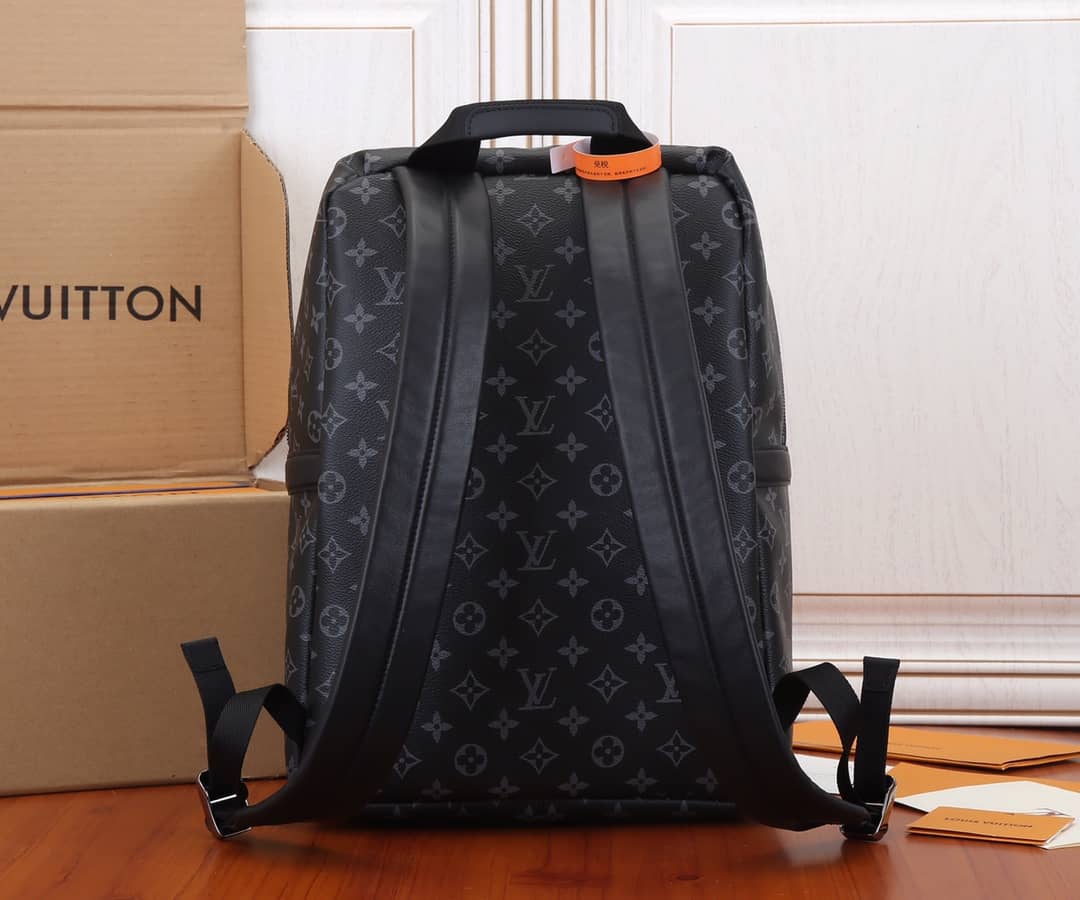 LV Backpack Replica Discovery Backpack PM Monogram Eclipse Canvas M43186