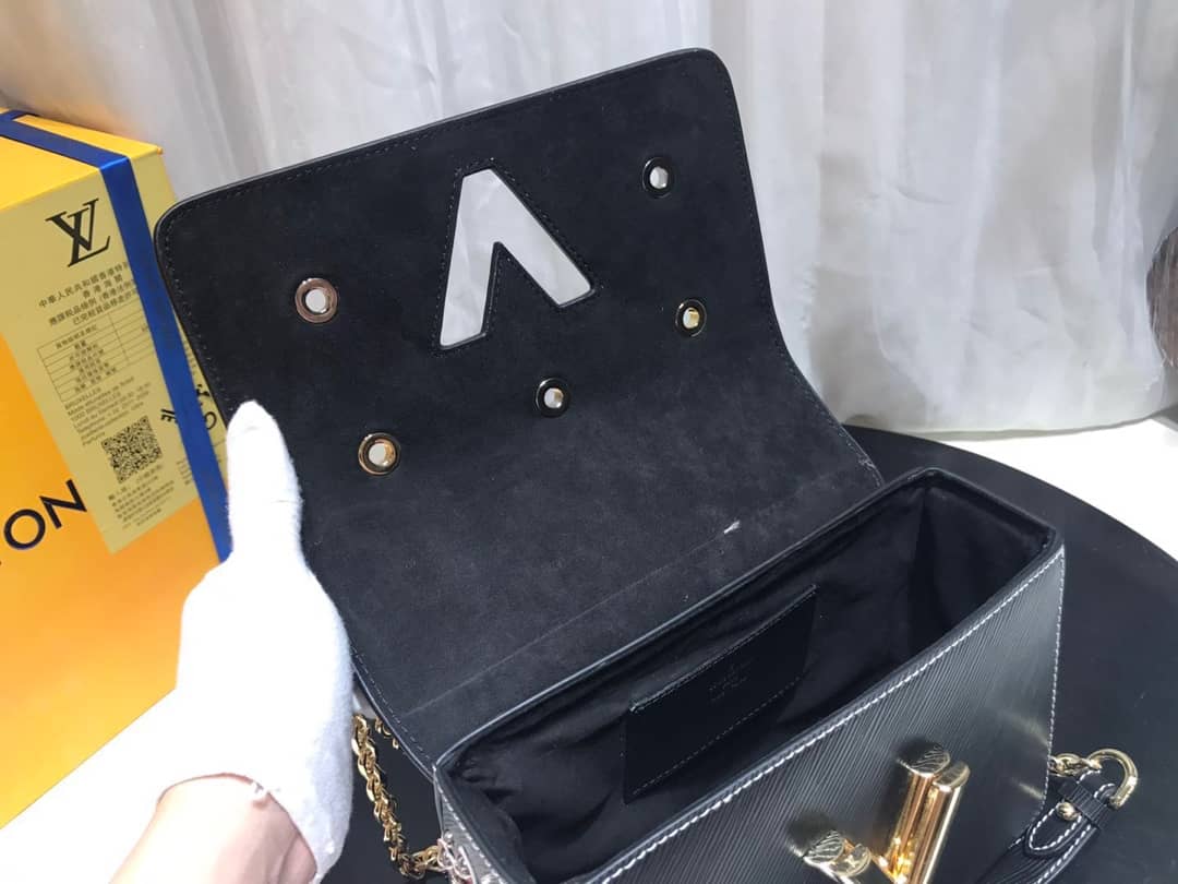 L0vis Vvtt0n Epi Leather Twist MM Replica Bag Black