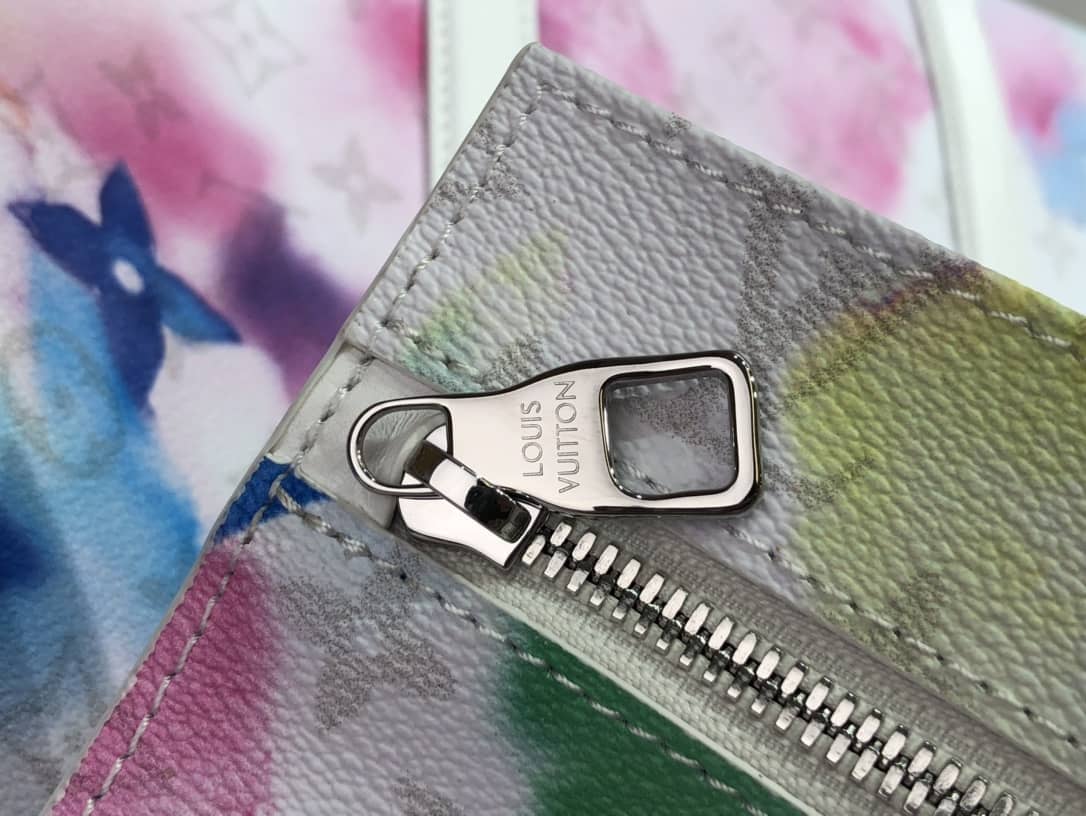 L0vis Vvtt0n Weekend GM Watercolor Monogram Tote Replica Blue M45754