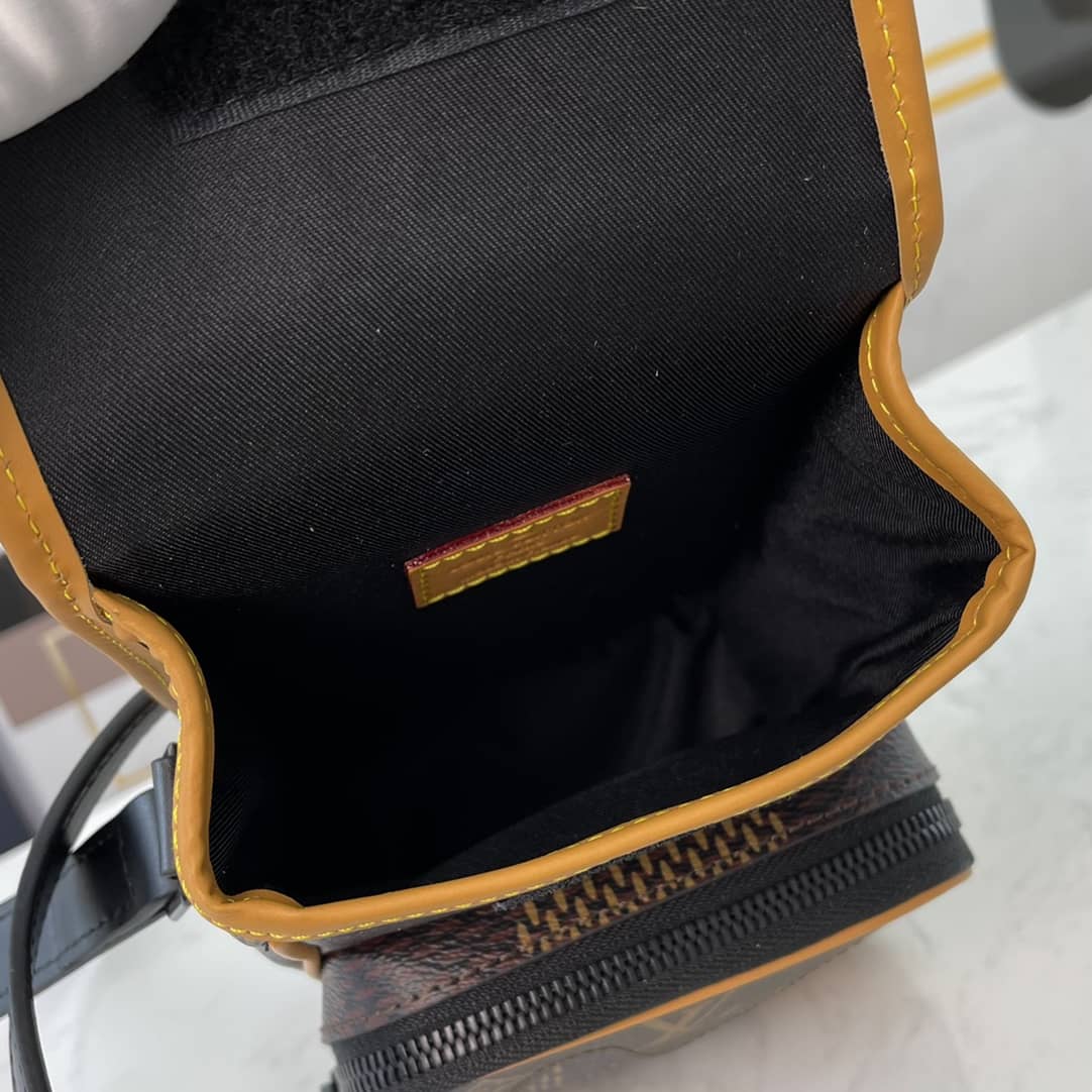 L0vis Vvtt0n x Nigo Collab Damier Giant Crossbody Bag Replica N40357