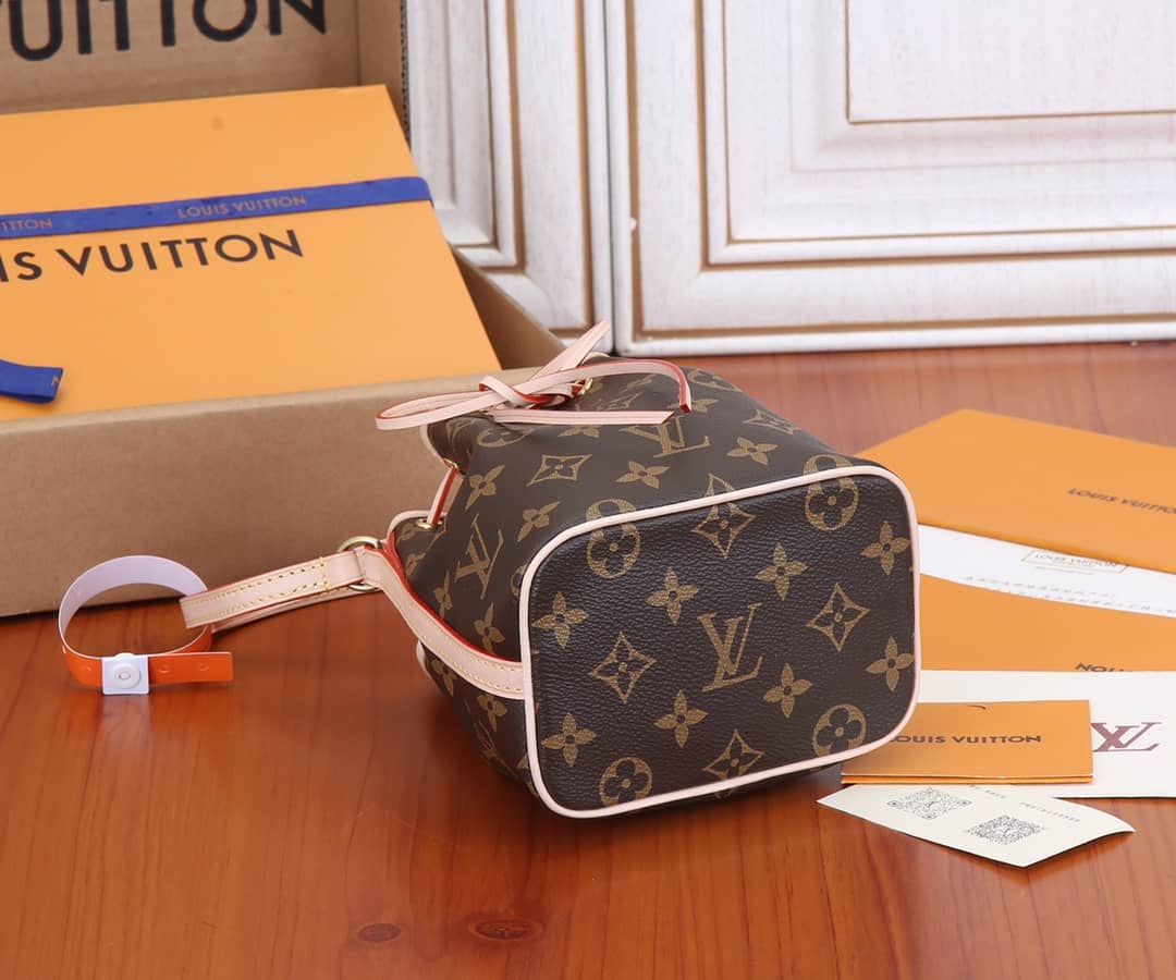 L0vis Vvtt0n Monogram Nano Noe Drawstring Replica Shoulder Bag M41346