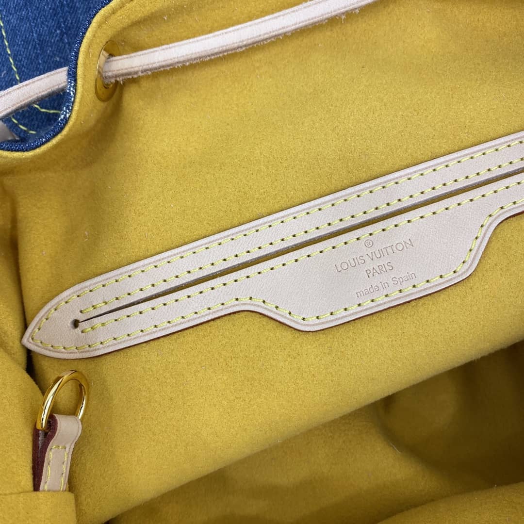 LV Backpack Replica Sac A Dos GM Blue Denim M95056