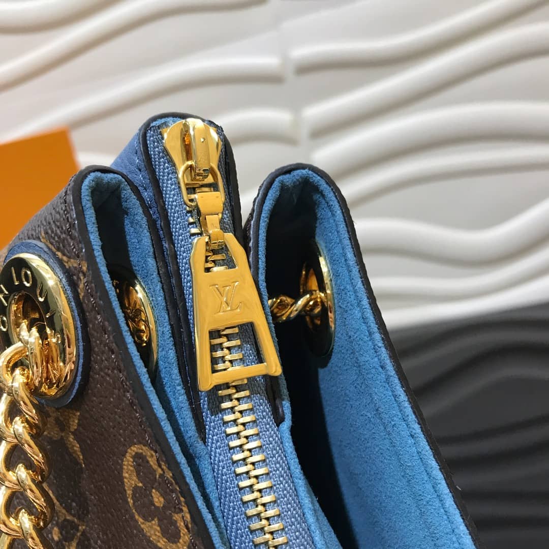 L0vis Vvtt0n BB Surene Chain Shoulder Bag Replica Blue M43777
