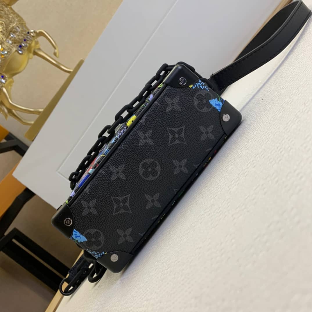 L0vis Vvtt0n Mini Soft Trunk Monogram Eclipse Flower Replica Bag M69072