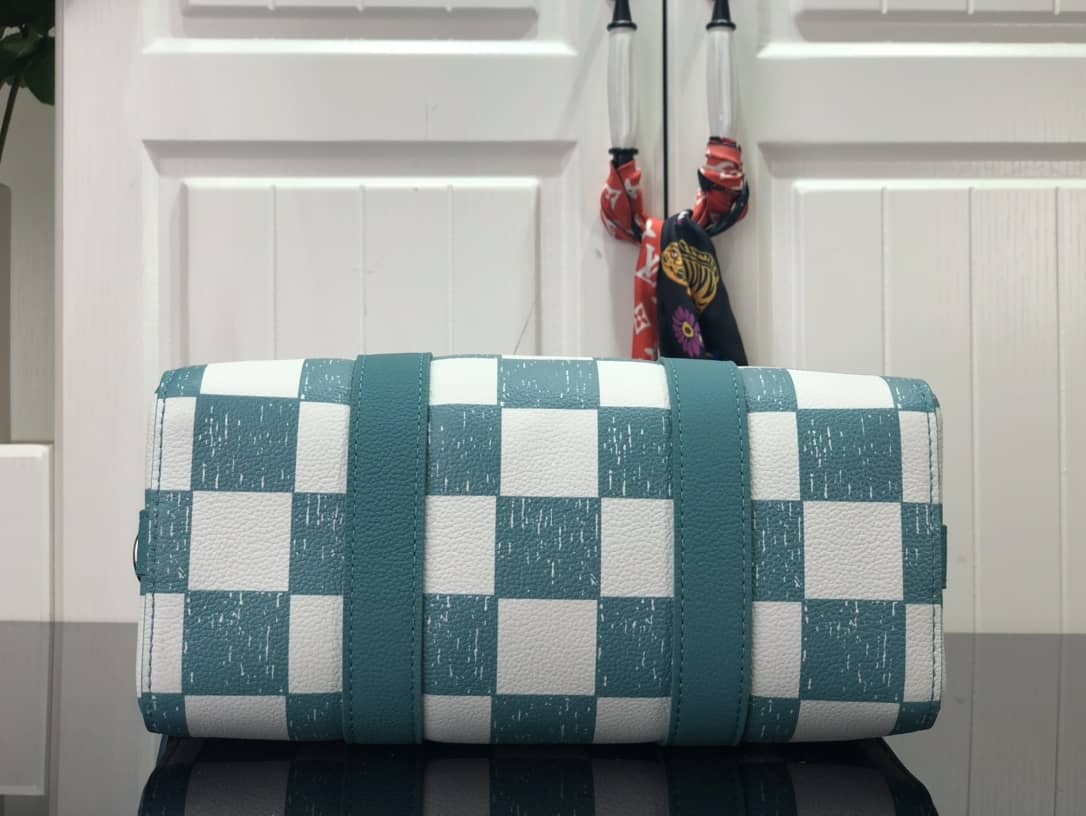 L0vis Vvtt0n City Keepall Damier Turquoise Replica Shoulder Bag N50076