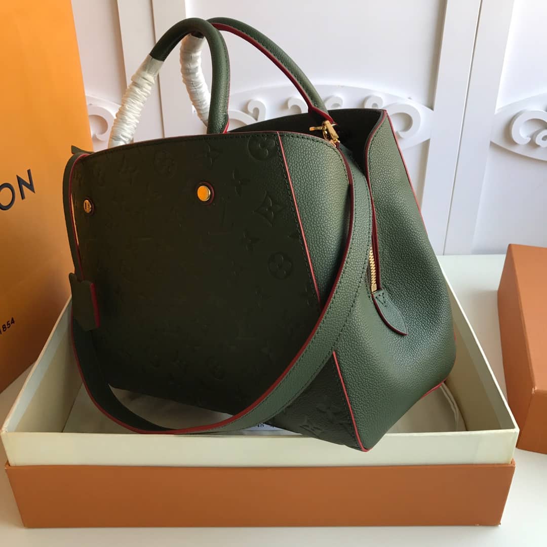 L0vis Vvtt0n Monogram Montaigne MM Shoulder Bag Replica Green M41048
