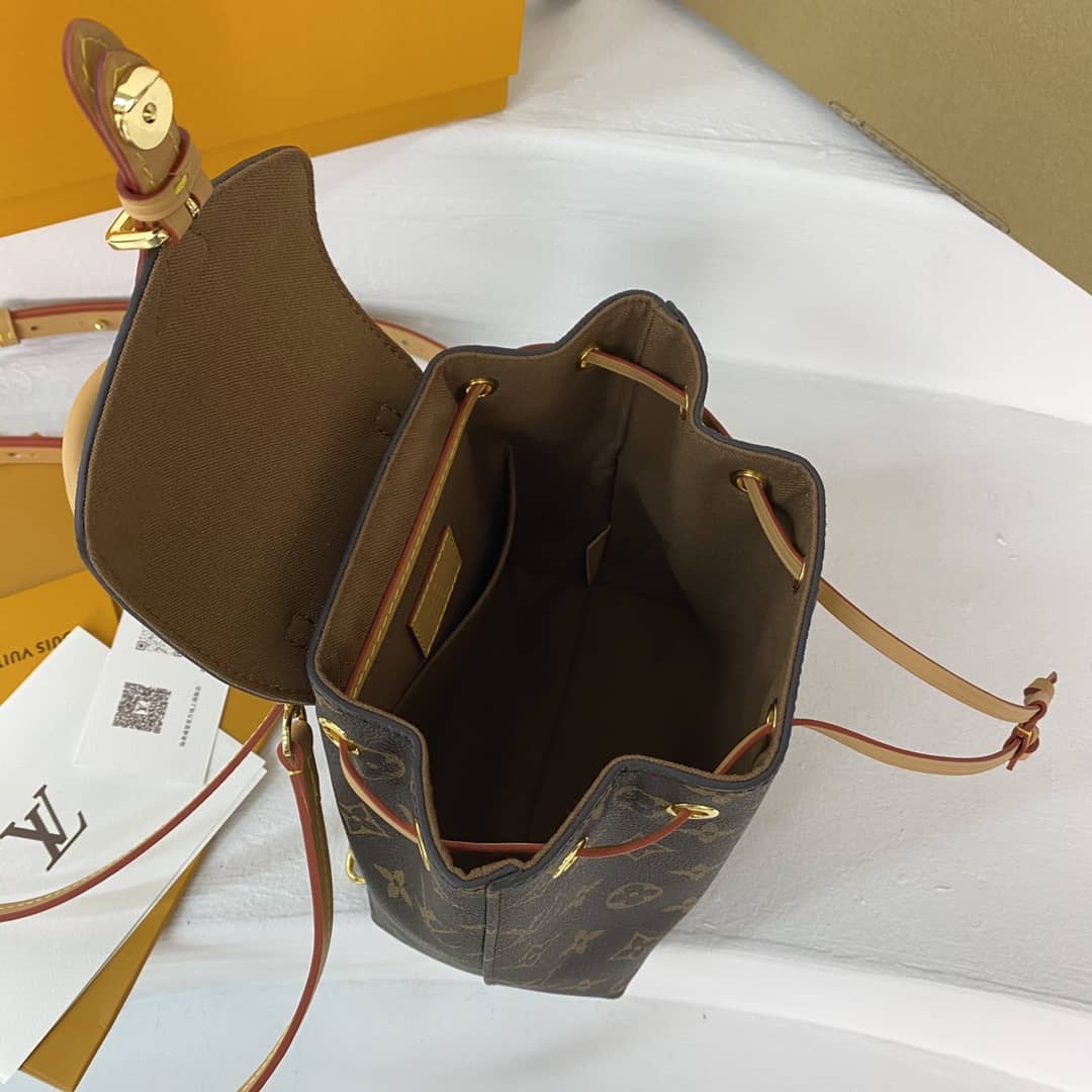 L0vis Vvtt0n Monogram Canvas Montsouris BB Replica Bag M45516 Brown