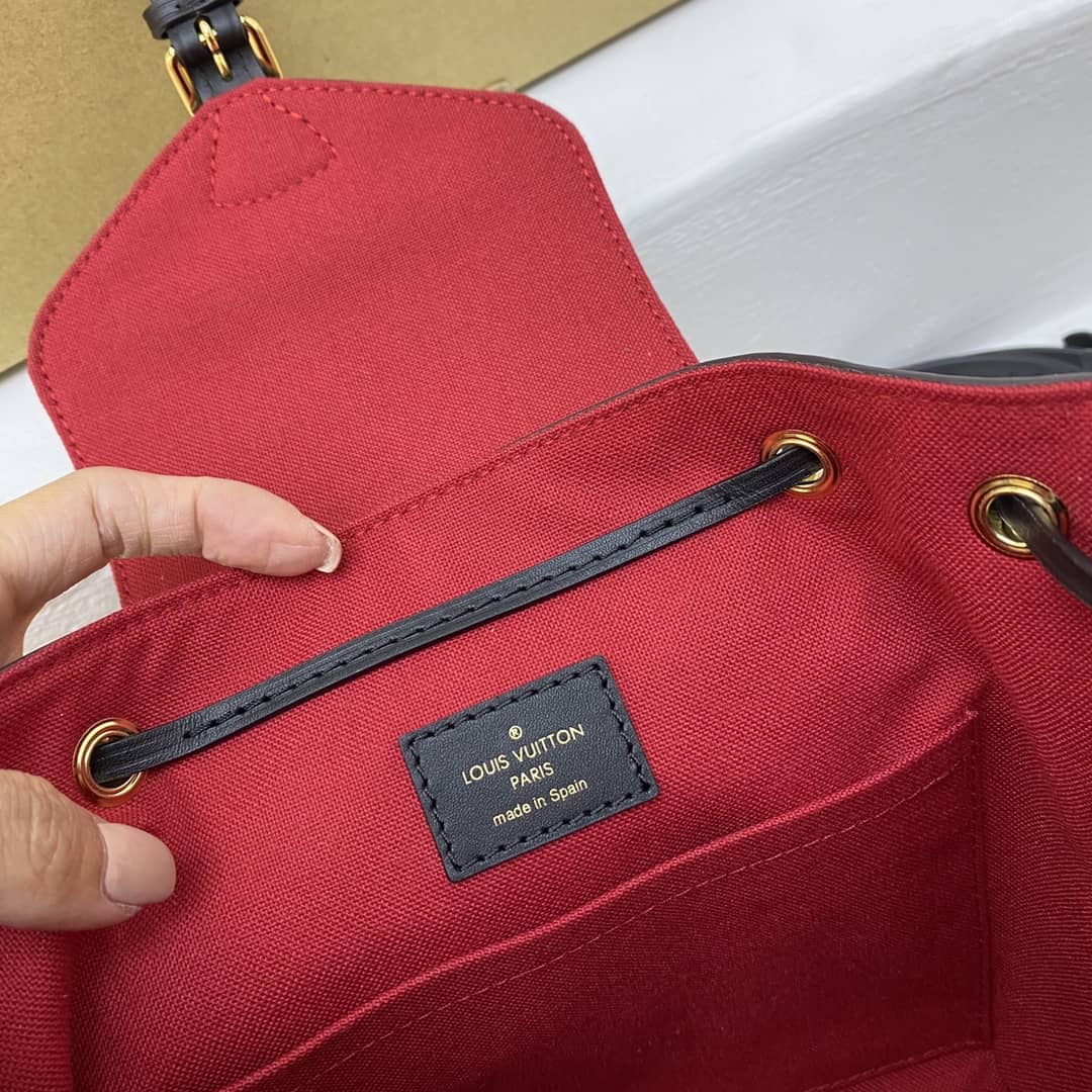 L0vis Vvtt0n Monogram Canvas Montsouris BB Replica Bag M45516 Black