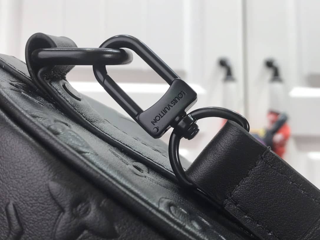 L0vis Vvtt0n Keepall XS Monogram Seal Cowhide Leather Bag Replica Black M57960