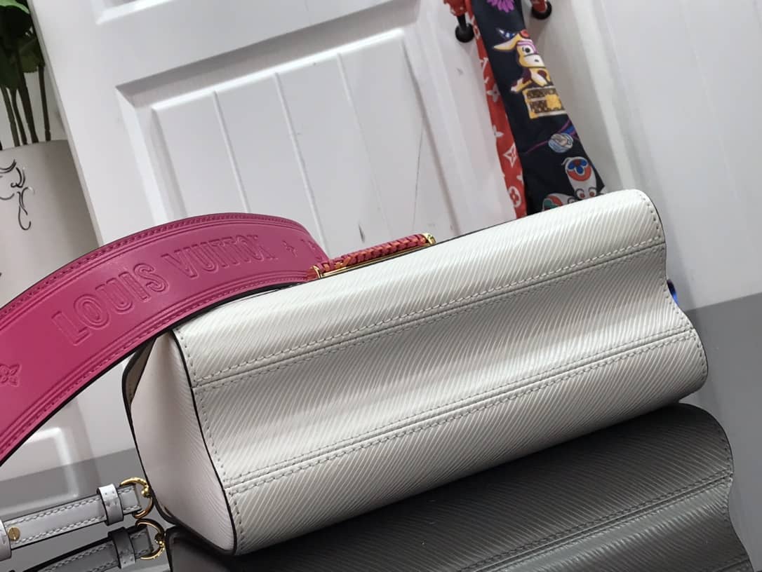 L0vis Vvtt0n Epi leather Twist MM Replica Handbag White M57667