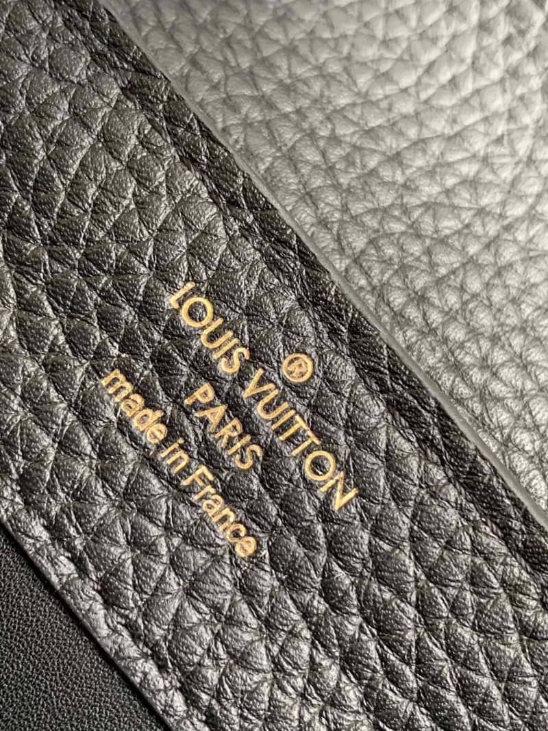 L0vis Vvtt0n Taurillon Leather Capucines Mini Replica Bag Black M55985