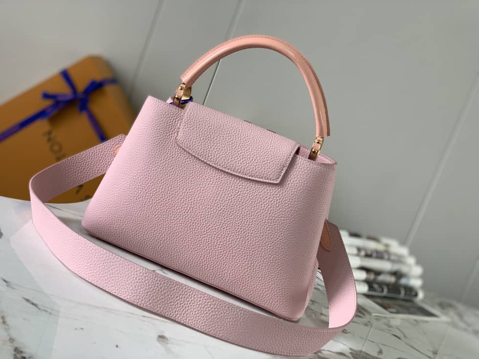 L0vis Vvtt0n Capucines MM Pink M59209 Replica Crossbody Bag