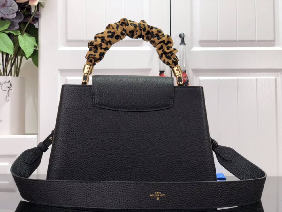 L0vis Vvtt0n Capucines MM Black M58732 Replica Crossbody Bag