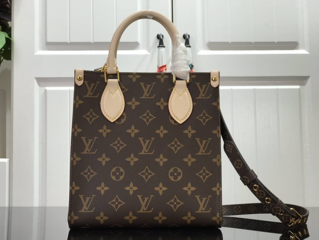 LV Tote Dupe Monogram Sac Plat Petit Tote Replica M45847