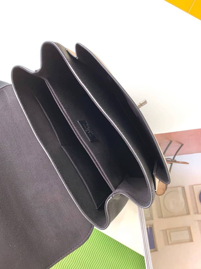 L0vis Vvtt0n My Lockme Vanille Leather Crossbody Bag Replica M54878