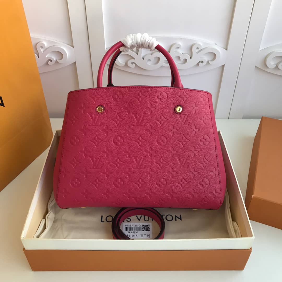 L0vis Vvtt0n Monogram Montaigne MM Shoulder Bag Replica Red M41048