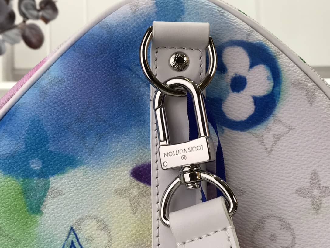 L0vis Vvtt0n Keepall Watercolor Bandouliere 50 Travel Bag Replica Colorful M45758