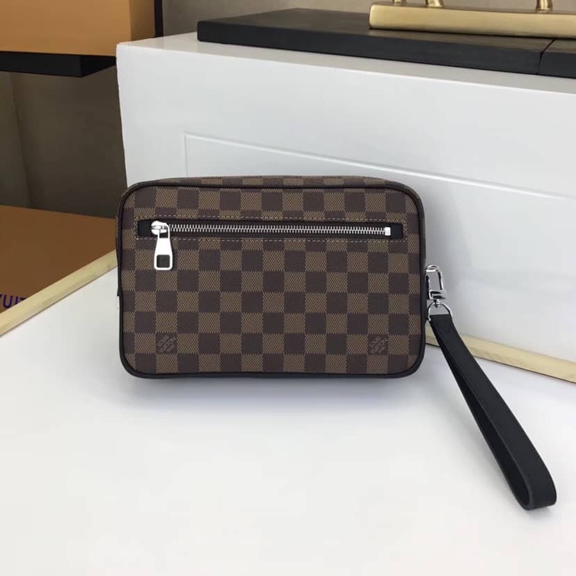 L0vis Vvtt0n Kasai Clutch Damier Ebene Canvas Replica N41663