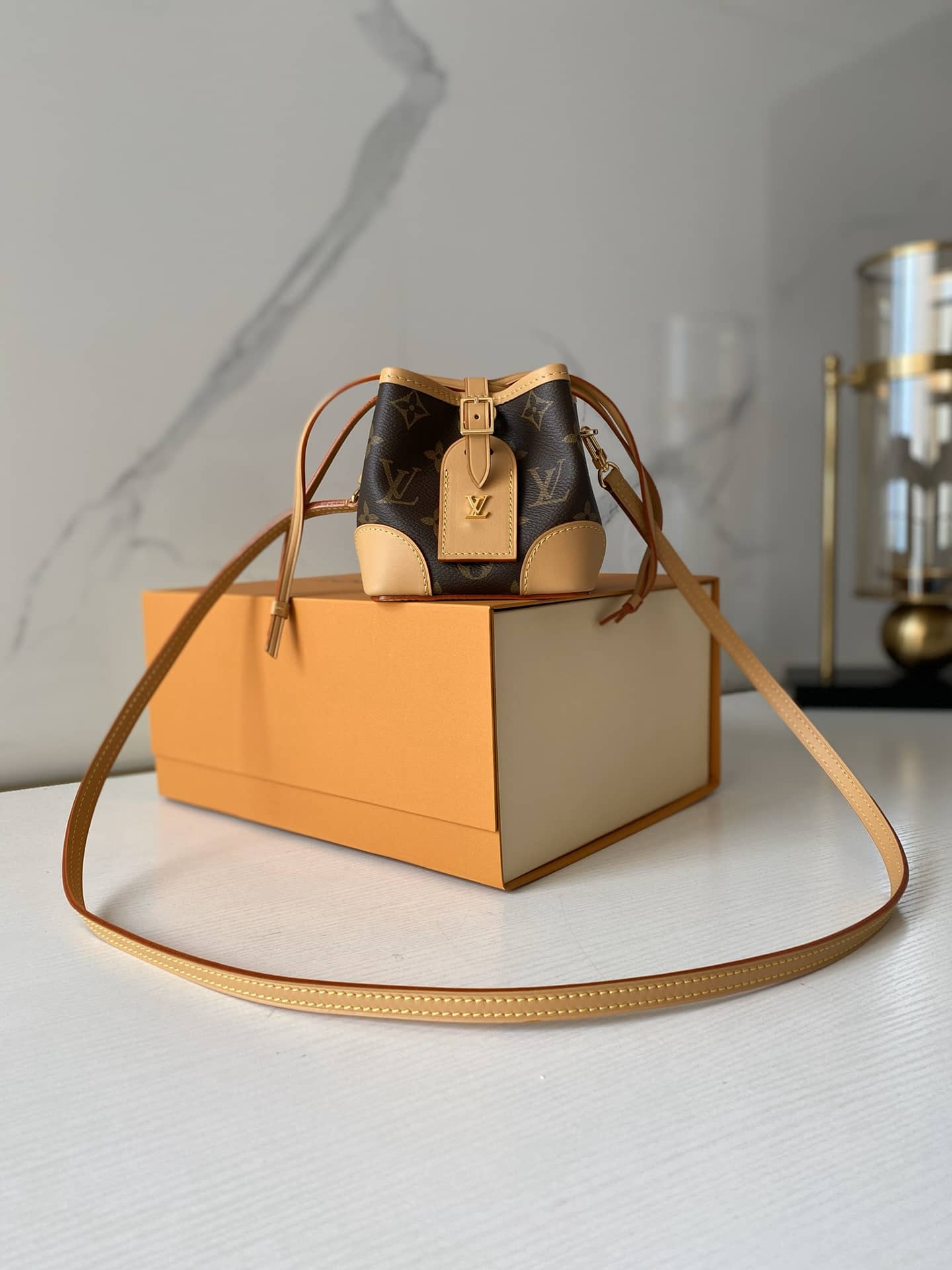 L0vis Vvtt0n Monogram Coated Canvas Replica Crossbody Bag Brown M57099