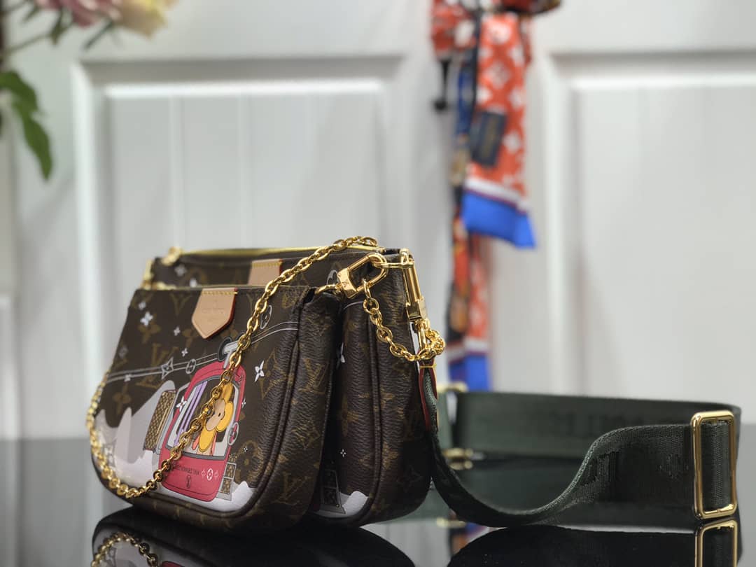 L0vis Vvtt0n Monogram Canvas Multi Pochette Replica Brown M44823